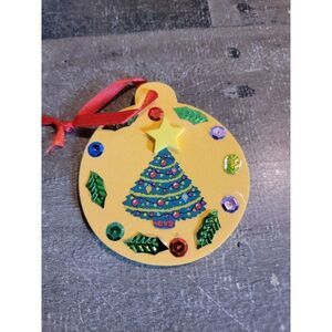 Handmade foam Christmas tree ornament Xmas decor